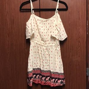 H&M Coachella Cold Shoulder Elephant Dress